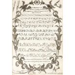 Schriftmusterbücher - - Olod, Luis de. Tratado del Origin, y Arte de Escribir Bien, illustrado con