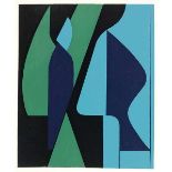 Vasarely, Victor - - Geh durch den Spiegel. Folge 17. Mit 3 Farbsiebdrucken und einigen, teils