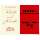 Tarnschriften - - texte: der RAF. Mit 8 Seiten Porträts in Schwarzweiß-Photographie. (Lund/Malmö),