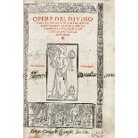 Dante Alighieri. Opere del divino Poeta Danthe con suoi comentii: recorrecti et con ogne