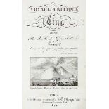 Europa - Italien - - Gourbillon, Josephe Antoine. Voyage critique a l'Etna en 1819. 2 Bände. Mit 2