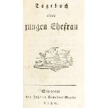 Satire - - Knabe, Susanne Barbara. Tagebuch einer jungen Ehefrau. Stuttgart, Mezler, 1780. 238