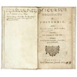 Aletheus, Theophilus (das ist: Johann Leyser). Discursus politicus de Polygamia. Freiburg,