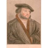 Holbein, Hans - - Chamberlaine, John. Portraits of illustrious personages of the court of Henry