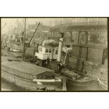 Deutschland - Hamburg - - Der Hamburger Hafen in 18 Original-Photographien. Vintages.