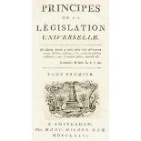 Philosophie - - Schmid von Auenstein, Georg Ludwig. Principes de la legislation universelle. 2