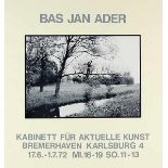 Ader, Bas Jan. Broken Fall (Organic). Plakat zur Ausstellung im Kabinett für Aktuelle Kunst in