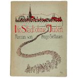 Bettauer, Hugo. Die Stadt ohne Juden. Ein Roman von übermorgen. Farbige Einbandgestaltung von Martha