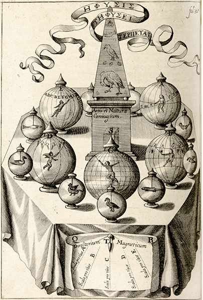 Physik - - Kircher, Athanasius. Magnes sive de arte magnetica opus tripartitum, ... Editio secunda