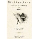 Meid, Hans - - Schiller, Friedrich von. Wallenstein. Ein dramatisches Gedicht. Mit 60 Original-