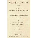 Gastronomie - Kochkunst - - Sametzky, C.W. Lehrbuch der Kochkunst oder neuestes praktisches Berliner