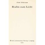 Expressionismus - - Mühsam, Paul. Stufen zum Licht. Leipzig, Lichtenstein-Verlag, 1933. 86 S. 23 x