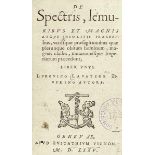 Occulta - - Lavater, Ludwig. De spectris, lemuribus et magnis atque insolitis fragroribus, variisque