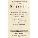 Zigeuner - - Grellmann Heinrich Moritz Gottlieb. Historischer Versuch über die Zigeuner betreffend