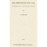 Scholem Gerhard. Die Geheimnisse der Tora. Ein Kapitel aus dem Sohar. Abschnitt Bereschit. Die