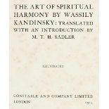 Kandinsky, Wassily. The art of spiritual. Translated with an introduction by M.T.H. Sadler. Mit