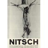 Wiener Aktionismus - - Nitsch, Hermann. Manifest das Lamm. Original-Plakat-Prospekt zur