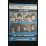 THE WHO - an original 1966 souvenir programme for The Who and The Spencer Davis Group.