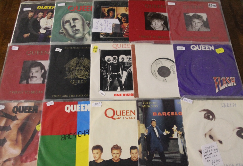 QUEEN 7" - Great backcatalogue of around 100 x 7" releases.