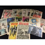 MUSIC NEWSPAPERS AND MAGAZINES - excellent collection of music newspapers dating from the 70's and