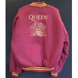 QUEEN - JACKET - a medium sized Queen Fanclub Convention jacket made by Adrian Hopkins Promotions,