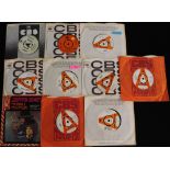 CBS PROMOS - PROG/FOLK ROCK - Exceptional selection of 10 x 7" releases with 9 x promos and 1 x EP