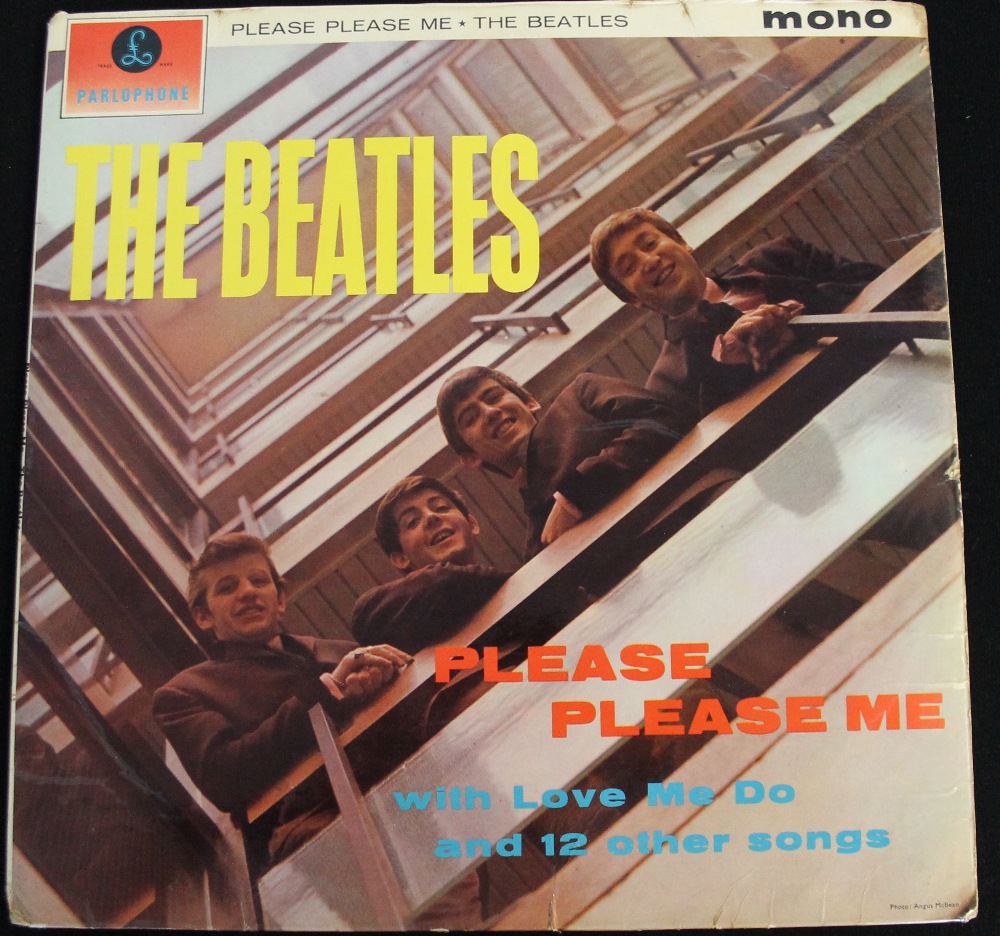PLEASE PLEASE ME - 2ND MONO - An extremely early version of the album with the rare black and gold
