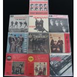 UK, FRENCH AND JAPANESE BEATLES EPs This lovely lot of 10 x 7" EPs contains four Japanese,