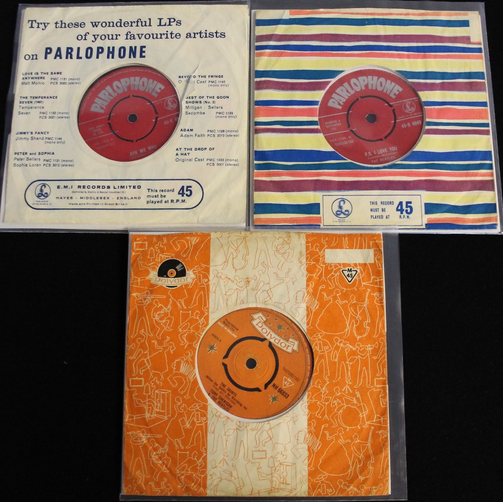 THE BEATLES - SINGLES - A lovely set of their first three UK singles. - Image 2 of 2