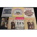 BEATLES US AND CANADIAN PRESSINGS - A nice collection of 7 x LPs.