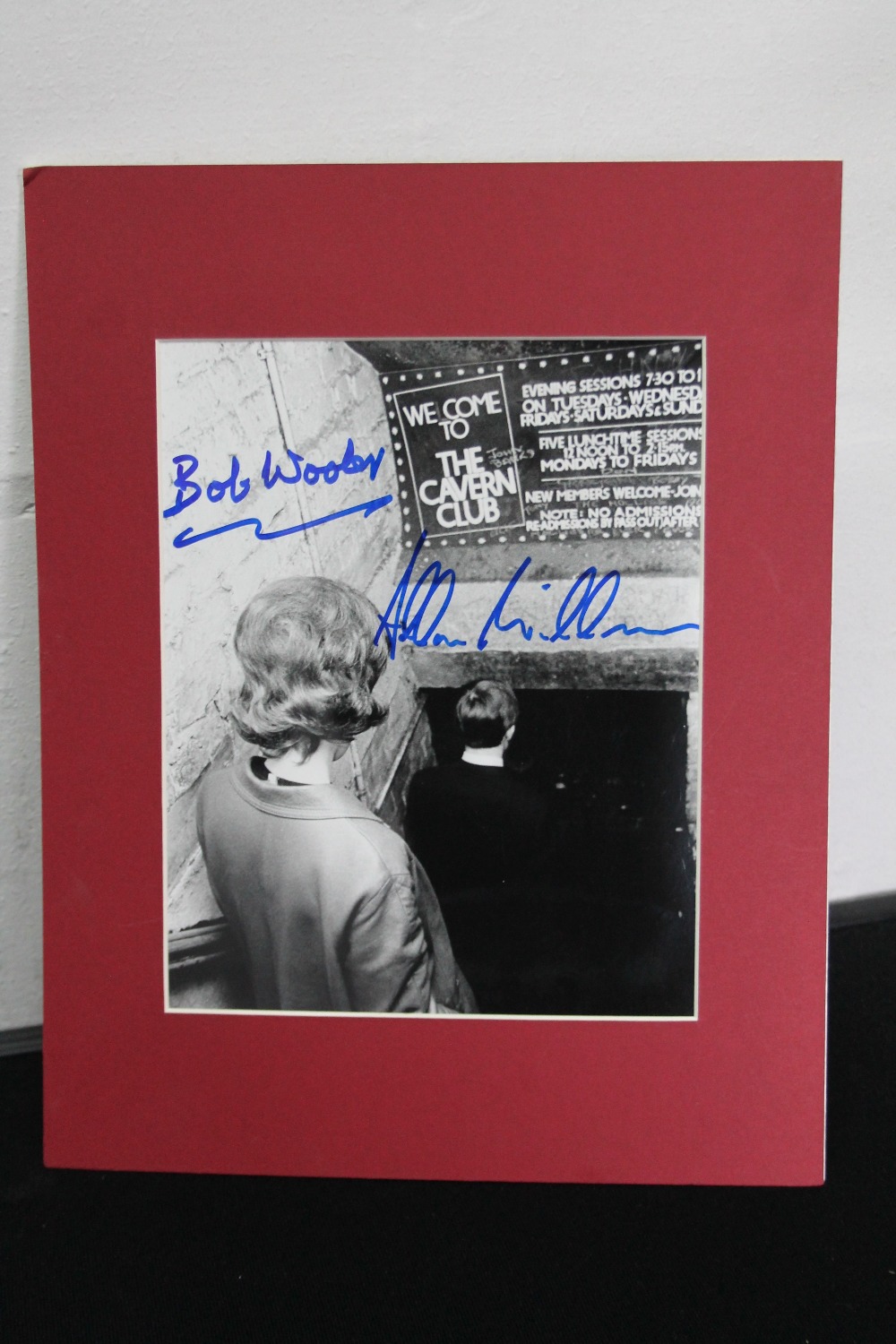 BEATLES - SIGNED - a group of signed items to include a promotional photo of The Beatles in Hamburg - Image 6 of 6