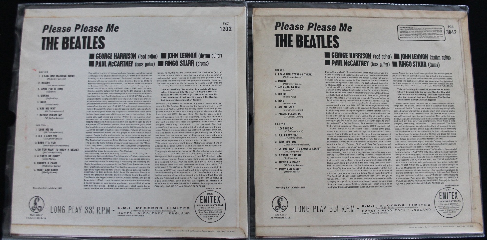 THE BEATLES - PLEASE PLEASE ME (TWO COPIES) A real collector's lot here with two versions of this - Image 2 of 4