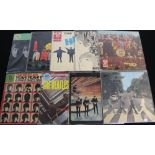 BEATLES GERMAN PRESSINGS A fab collection of 9 x 12" albums, all of German issue.