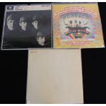 FACTORY SAMPLE BEATLES - A fine lot of 3 x factory sample LPs.