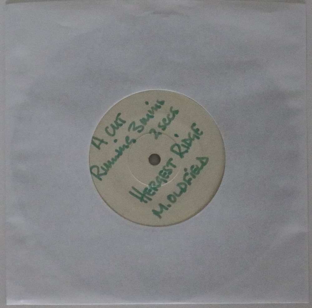 MIKE OLDFIELD - HERGEST RIDGE - WHITE LABEL PROMO - The holy grail for Mike Oldfield collectors now