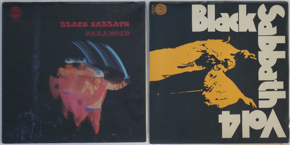 BLACK SABBATH - PARANOID/VOL 4 - 2 x well presented 1st UK pressings of these monstrous albums.