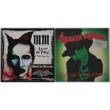 MARILYN MANSON - 2 x sought after LPs from the crazed Industrial outfit! Titles are Smells Like