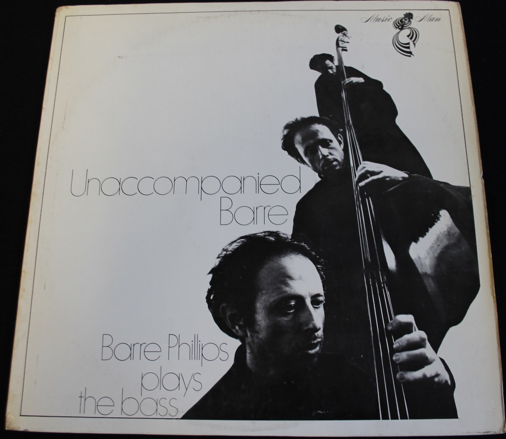 BARRE PHILLIPS - UNACCOMPANIED BARRE - Seldom seen 1968 LP from the respected Californian bassist