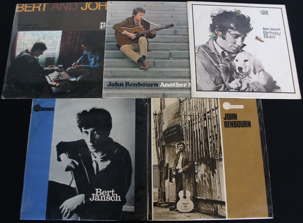 JOHN RENBOURN/BERT JANSCH - Phenomenal music here with 5 x LPs from these two Folk legends.