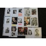 AUTOGRAPHS - a collection of 91 autograp