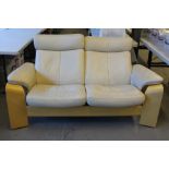 EKORNES SOFA - an Ekornes 2 seater recli