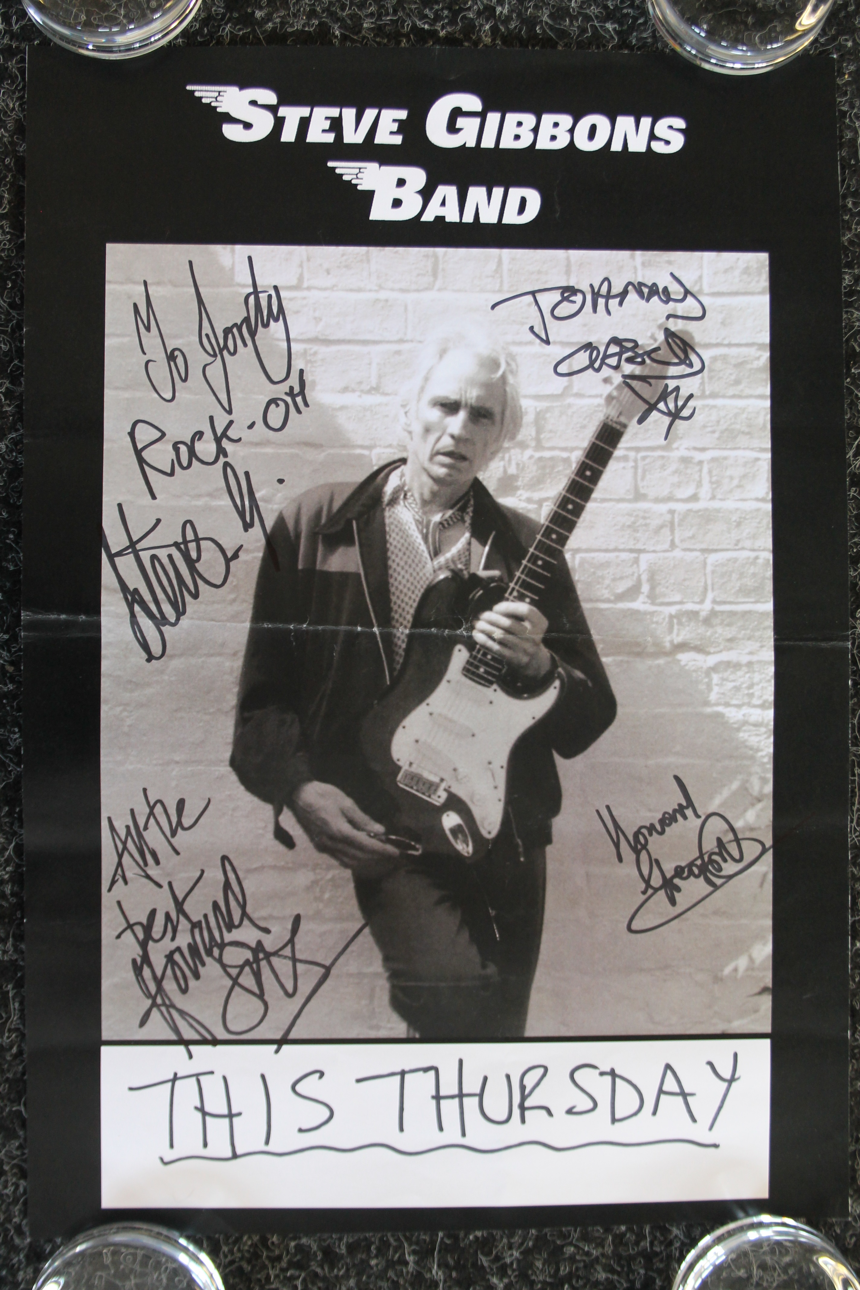 AUTOGRAPHS - a selection of signed items to include 7 posters (Jase Edwards, Blaze Bayley, - Image 5 of 9