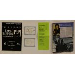 MUSICIAN AUTOGRAPHS - a Lionel Hampton signed programme (1992), a Rufus Thomas signed date list,