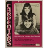 THE CARPENTERS - a Carpenters with Labi Siffre programme signed by Richard and Karen Carpenter from