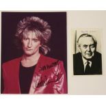 ROD STEWART - an 8"x 10" colour photograph of youthful Rod Stewart signed,