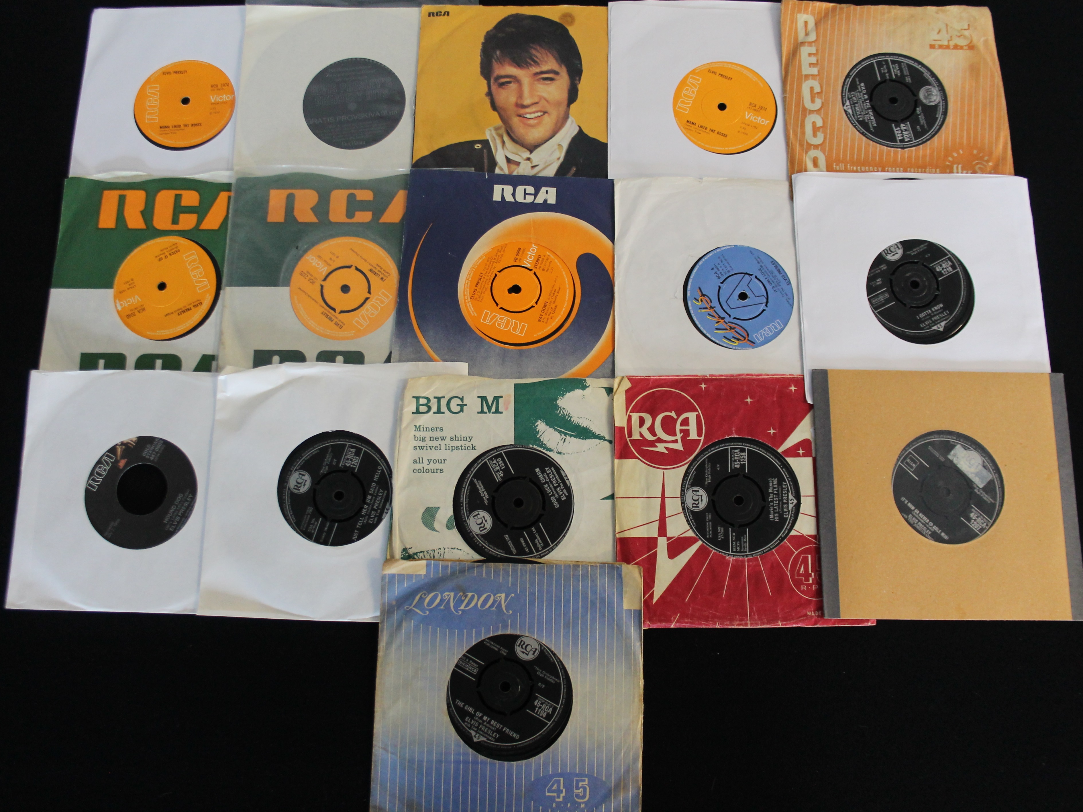 ELVIS - MISC SINGLES AND EPs - A wide ra - Image 2 of 2