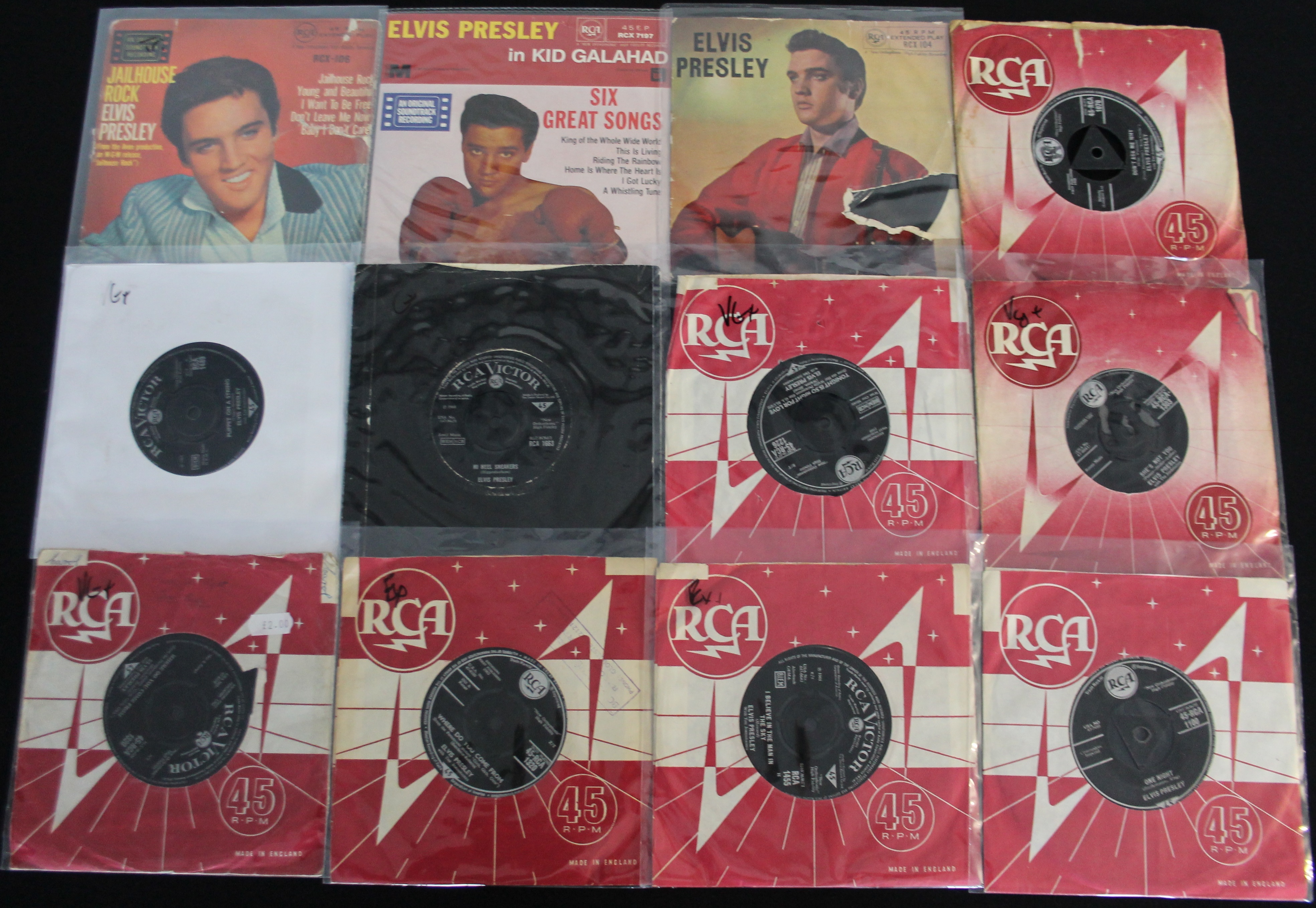 ELVIS - MISC SINGLES AND EPs - A wide ra