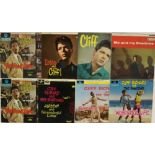 CLIFF RICHARD - Shakin' collection of x26x LPs with collectable early 1st UK stereo pressings