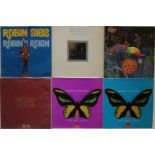 BEE GEES & RELATED - Terrific selection of 12 x original title LPs.