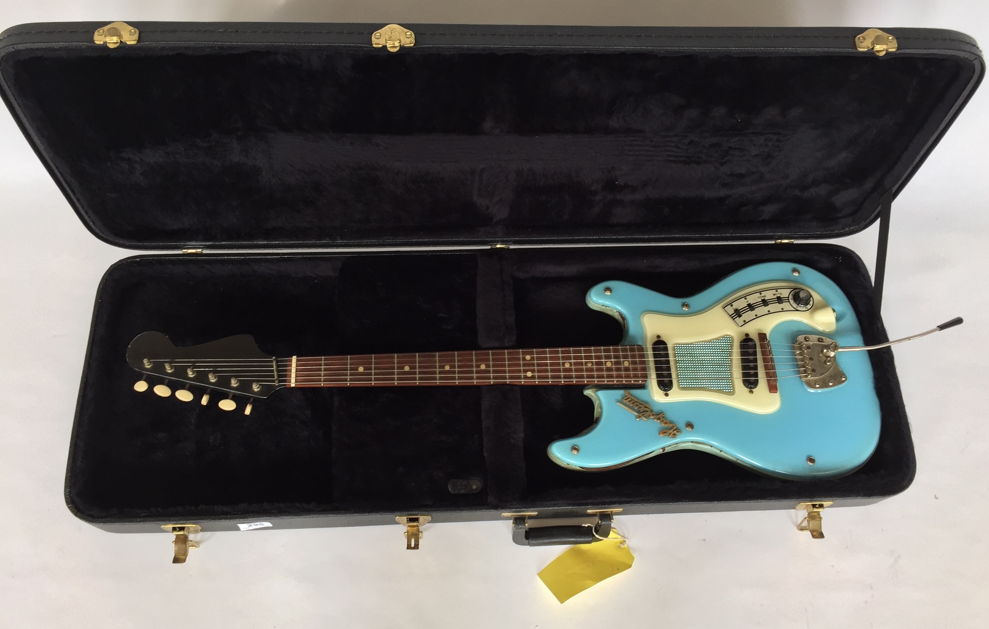 HAGSTROM FUTURAMA III 1964 BLUE - serial 603965. Hagstrom KENT electric guitar made in 1964. - Image 8 of 9